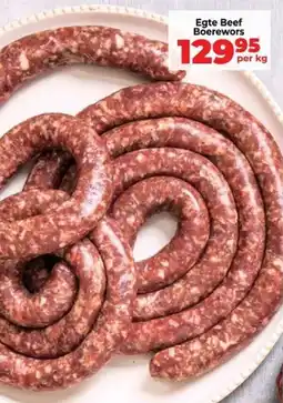 Food Lover's Market Egte Beef Boerewors offer