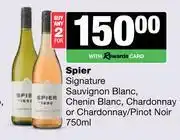 Spar Tops Spier Signature Sauvignon,Chenin,Chardonnay/Pinot Noir-For 2 x 750ml offer