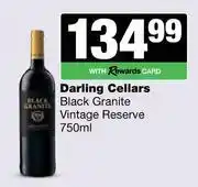 Spar Tops Darling Cellars Black Granite Vintage Reserve-750ml offer