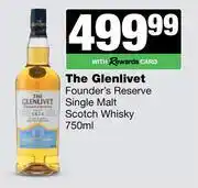 Spar Tops The Glenlivet Founder's Reserve Single Malt Scotch Whisky-750ml offer
