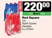 Spar Tops Red Square Ice Spirit Cooler Handies-For 2 x 6 x 275ml offer