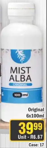 J&E Cash and Carry Mist Alba Original offer