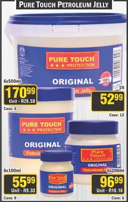 J&E Cash and Carry Pure Touch Petroleum Jelly offer