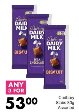 Save Cadbury Slabs offer