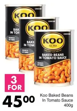 Save Koo Baked Beans In Tomato Sauce offer
