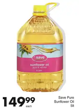 Save Save Pure Sunflower Oil offer