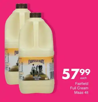 Save Fairfield Full Cream Maas offer