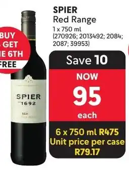 Makro Spier Red Range offer