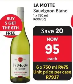Makro La Motte Sauvignon Blanc offer