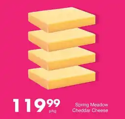Save Spring Meadow Cheddar Cheese offer