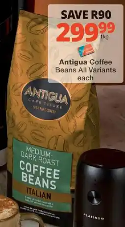 Checkers Antigua Coffee Beans All Variants offer