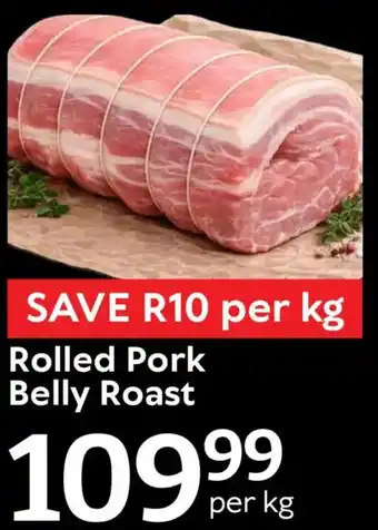Oxford Freshmarket Rolled Pork Belly Roast offer