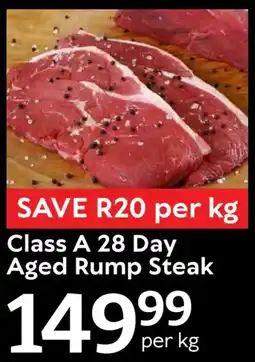Oxford Freshmarket Class A 28 Day Aged Rump Steak offer