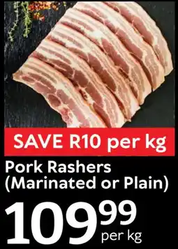 Oxford Freshmarket Pork Rashers offer