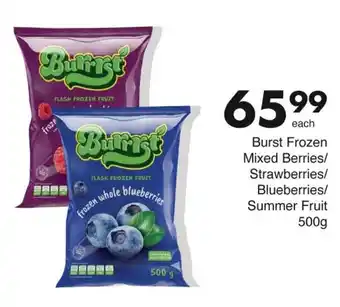 Save Burst Frozen Mixed Berries/ Strawberries/ Blueberries/ Summer Fruit offer