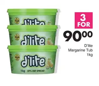 Save D'lite Margarine Tub offer