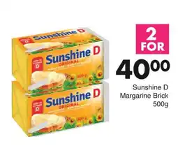 Save Sunshine D Margarine Brick offer