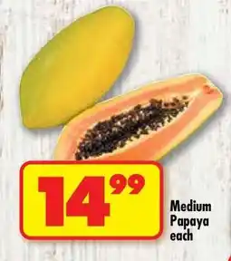 Shoprite Medium Papaya each offer