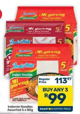 Pick n Pay Hypermarket Indomie Noodles Assorted 5 x 80g offer