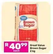 Game Great Value Brown Sugar 2 kg offer