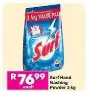 Game Surf Hand Washing Powder 3 kg offer