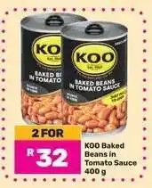 Game Koo Baked Beans in Tomato Sauce 400 g offer