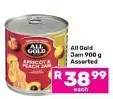Game All Gold Jam 900 g Assorted offer