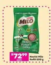 Game Nestlé Milo Refill 500 g offer
