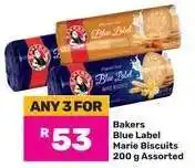 Game Bakers Blue Label Marie Biscuits offer