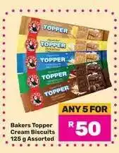 Game BAKERS TOPPER CREAM BISCUITS offer