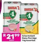 Game Iwisa Instant Maize Porridge 1 kg Assorted offer