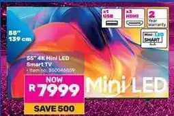 Game 55 4K Mini LED Smart TV offer