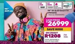 Game 98 4K QLED Smart TV (9850Q) offer