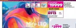 Game 85 4K Mini LED Smart TV (UA85H70) offer