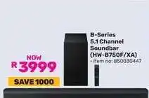 Game B-Series 5.1 Channel Soundbar (HW-B750F/XA) offer