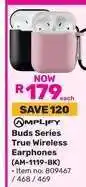 Game Amplify Buds Series True Wireless Earphones (AM-1119-BK) offer