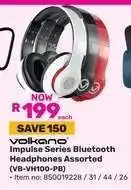 Game Volkano Impulse Series Bluetooth Headphones Assorted offer