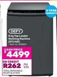 Game DEFY 8 kg Top Loader Washing Machine (DTL165) offer