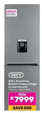Game DEFY 328 L Frost Free Bottom Freezer Fridge offer