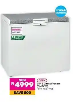 Game Defy 254 L Chest Freezer (DMF473) offer