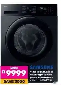 Game Samsung 11 kg Front Loader Washing Machine offer