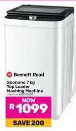 Game Bennett Read Sponono 7 kg Top Loader Washing Machine offer
