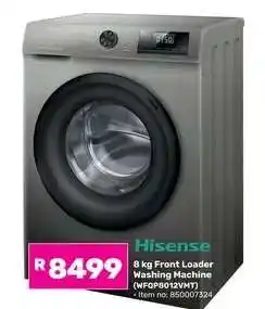 Game Hisense 8 kg Front Loader Washing Machine offer