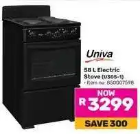 Game Univa 58 L Electric Stove (U305-1) offer