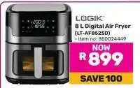 Game LOGIK 8 L Digital Air Fryer offer