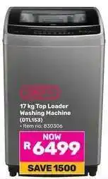 Game DEFY 17 kg Top Loader Washing Machine (DTL153) offer