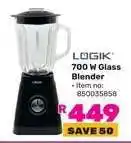 Game LOGIK 700 W Glass Blender offer