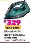 Game Russell Hobbs 2200 W Steampro Steam Iron offer