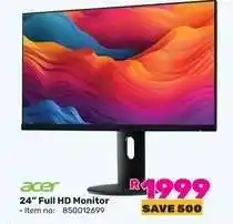 Game Acer 24 Full HD Monitor offer
