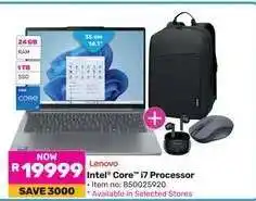 Game Lenovo Intel Core i7 Processor offer